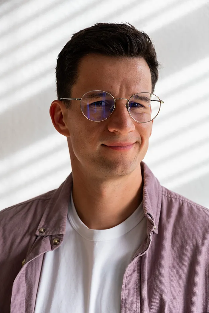 Portrait von Michael Tröster, Grafikdesigner bei Tröster Design